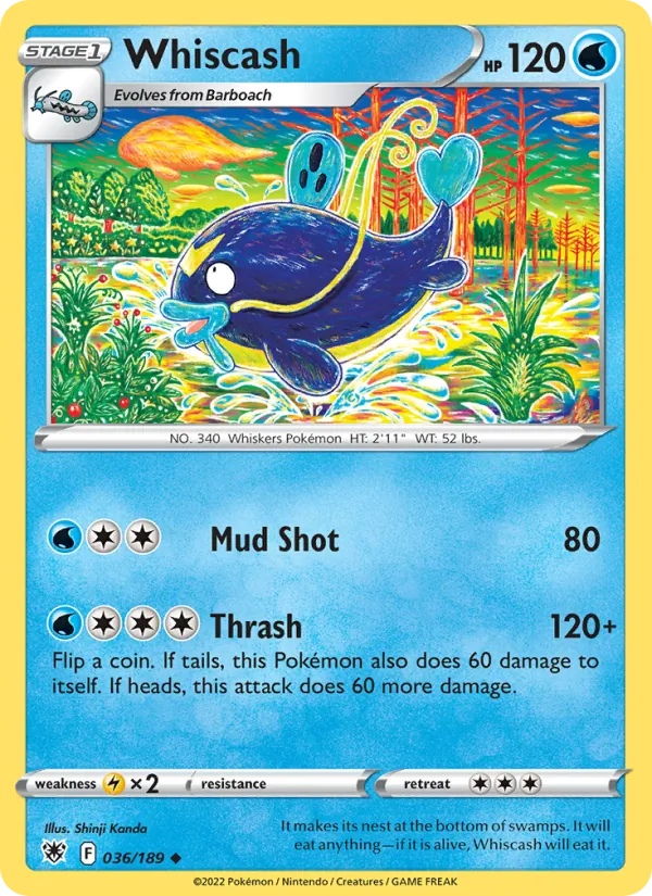 Whiscash full card art
