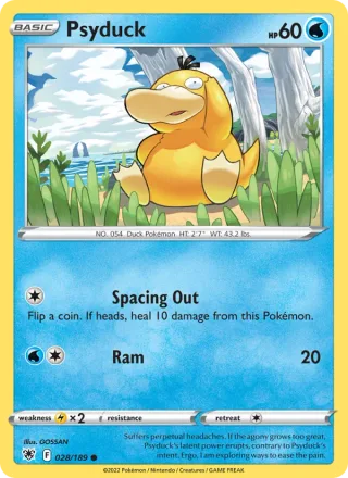 Psyduck #028 · Astral Radiance Pokémon card