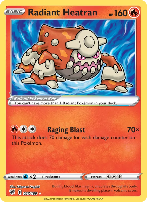 Radiant Heatran full card art