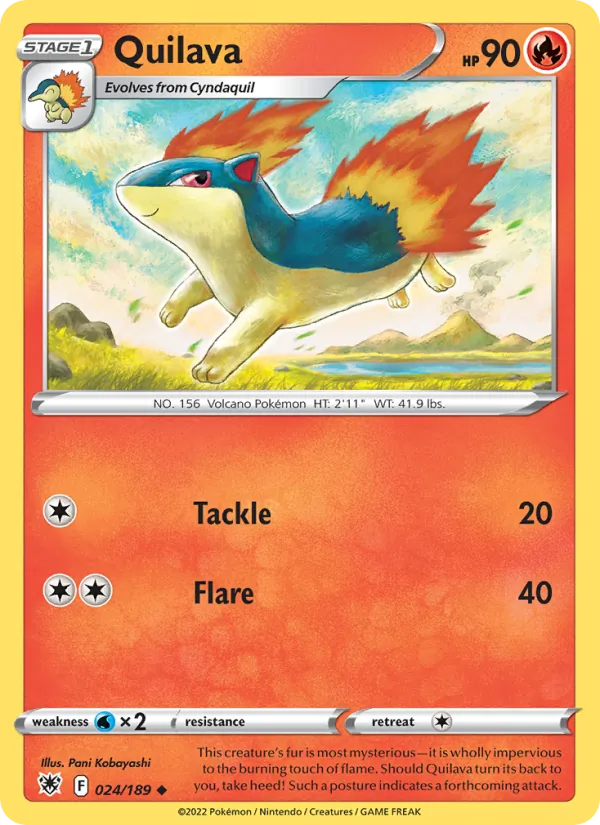 Quilava full card art