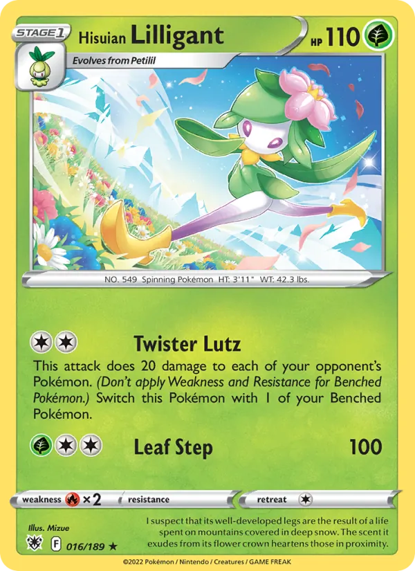 Hisuian Lilligant full card art