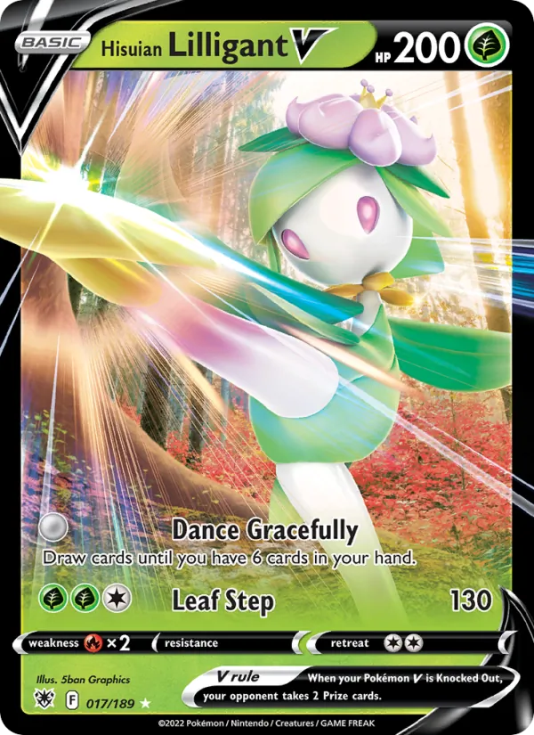 Hisuian Lilligant V full card art