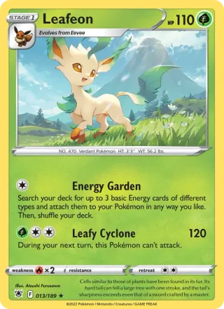 Leafeon #013 · Astral Radiance Pokémon card
