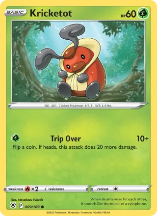 Kricketot #009 · Astral Radiance Pokémon card