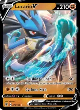 Lucario V · Astral Radiance Pokémon card