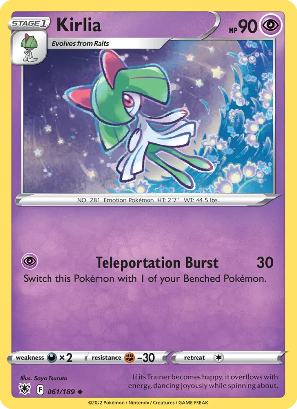 Kirlia full card art