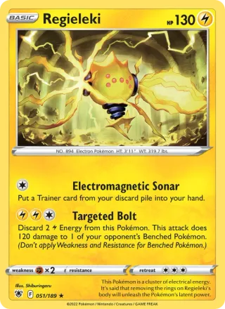 Regieleki #051 · Astral Radiance Pokémon card