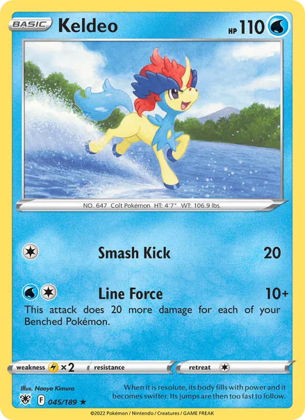 Keldeo full card art