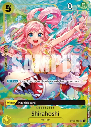 Shirahoshi (Full Art) #OP03-116-full-art · Premium Booster -The Best- One Piece card