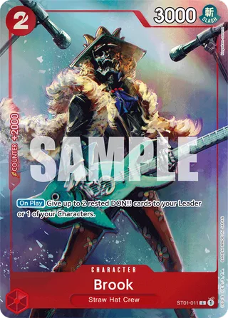 Brook (English Version 1st Anniversary Set) #ST01-011-english-version-1st-anniversary-set · One Piece Promotion Cards One Piece card