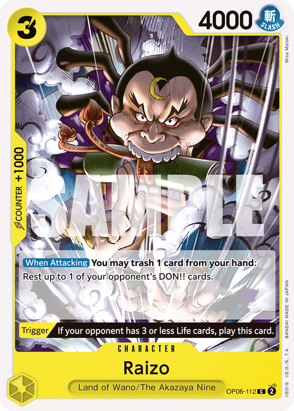 Raizo full card art