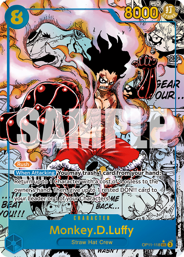 Monkey.D.Luffy (Manga) full card art