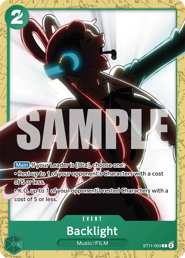 Backlight full card art