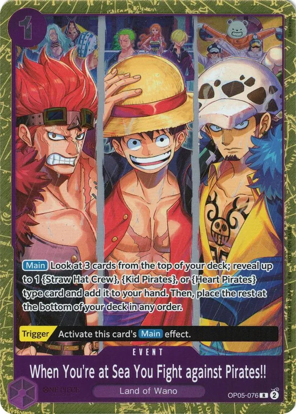When You're at Sea You Fight against Pirates!! (2025 Pirates League Finals Textured Foil) full card art