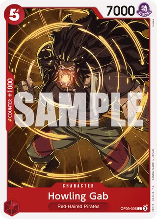 Howling Gab #OP09-006 · Emperors in the New World One Piece card