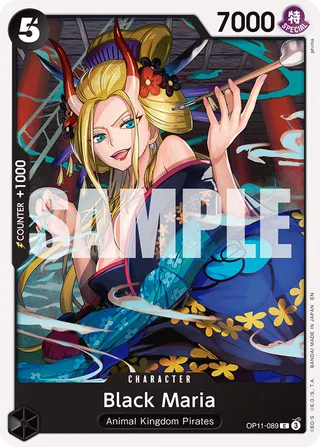 Black Maria #OP11-089 · A Fist of Divine Speed Release Event Cards One Piece card