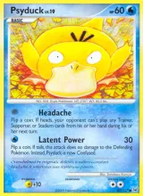 Psyduck · Platinum Pokémon card