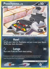 Poochyena · Platinum Pokémon card