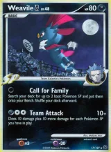 Weavile G · Platinum Pokémon card