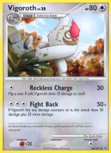 Vigoroth · Platinum Pokémon card