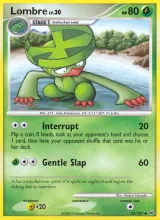 Lombre · Platinum Pokémon card