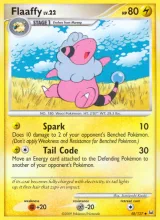 Flaaffy · Platinum Pokémon card