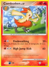 Combusken · Platinum Pokémon card