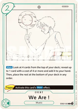 We Are! #EB02-020 · Extra Booster: Anime 25th Collection One Piece card