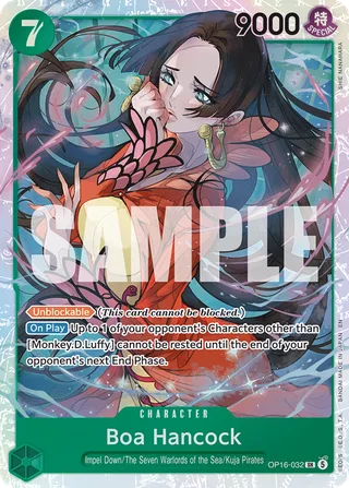 Boa Hancock #OP16-032 · The Time of Battle One Piece card