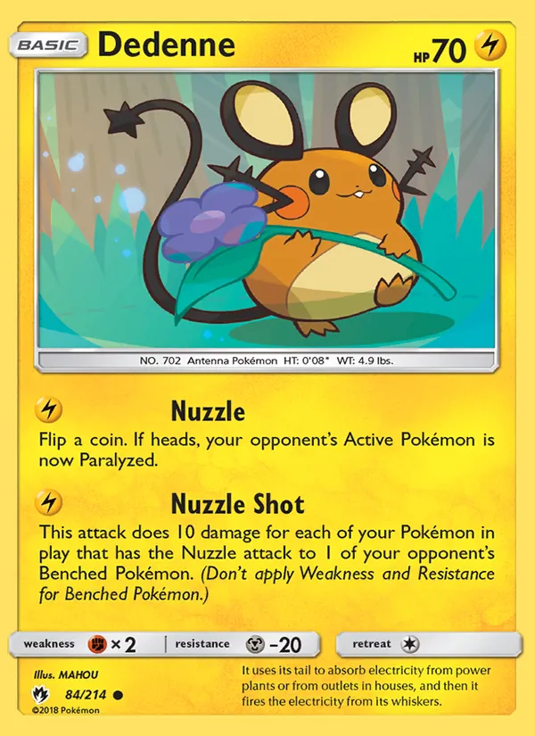 Dedenne full card art
