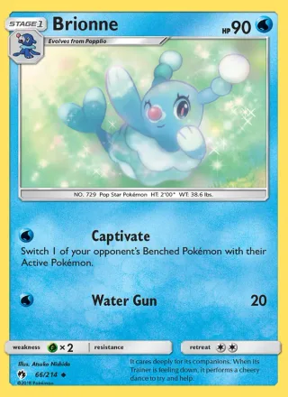 Brionne #66 · Lost Thunder Pokémon card