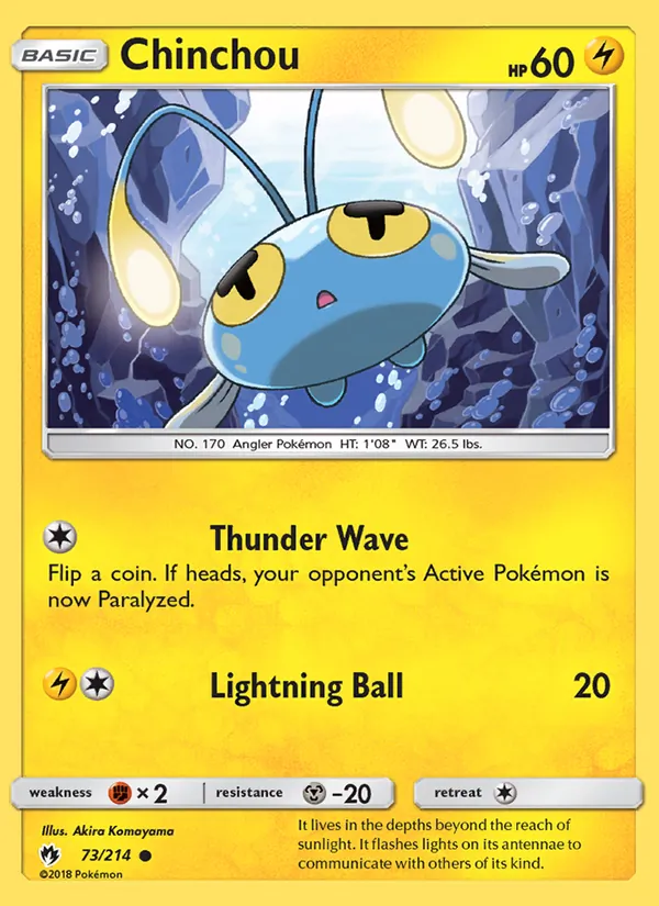 Chinchou full card art