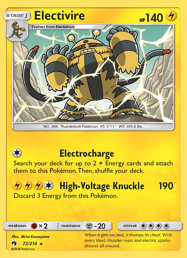 Electivire full card art