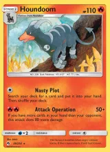 Houndoom · Lost Thunder Pokémon card