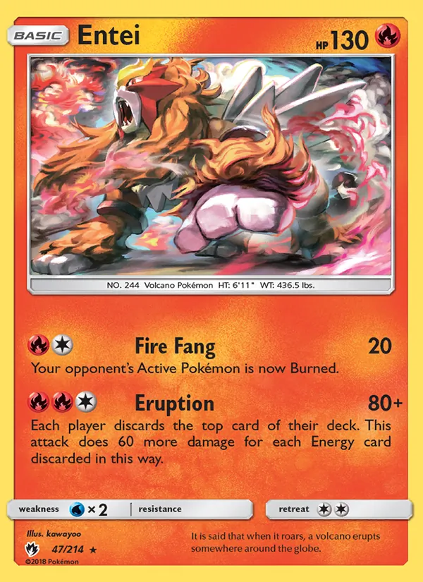 Entei full card art