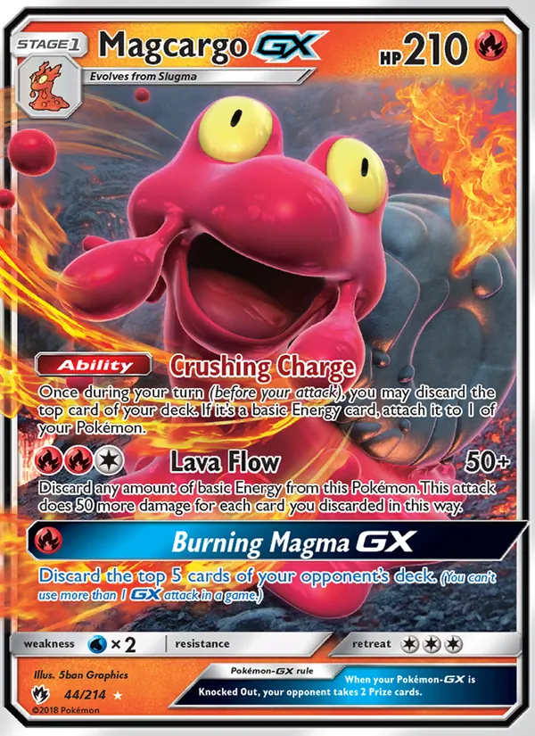 Magcargo GX full card art