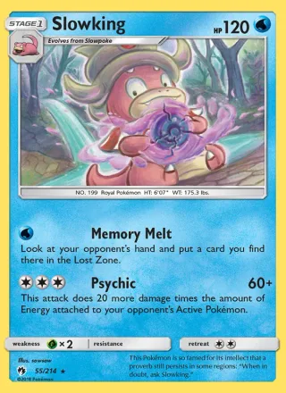 Slowking #55 · Lost Thunder Pokémon card