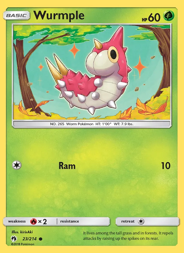 Wurmple full card art