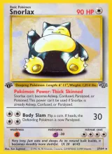 Snorlax · Jungle Pokémon card