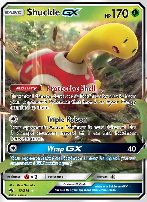 Shuckle GX full card art