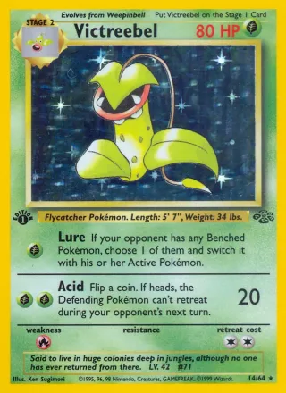 Victreebel #14 · Jungle Pokémon card
