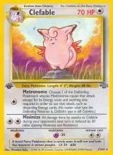 Clefable · Jungle Pokémon card