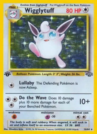 Wigglytuff #16 · Jungle Pokémon card