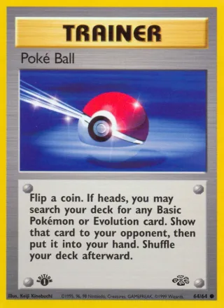 Poké Ball #64 · Jungle Pokémon card
