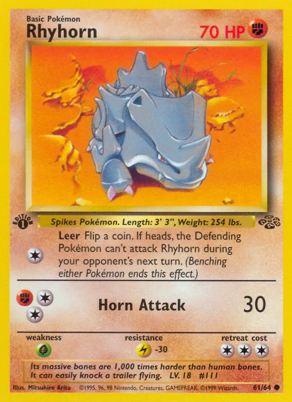 Rhyhorn full card art