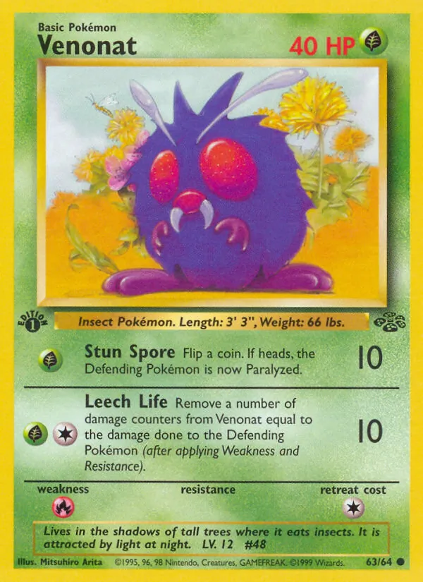 Venonat full card art