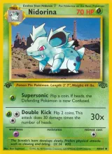 Nidorina · Jungle Pokémon card