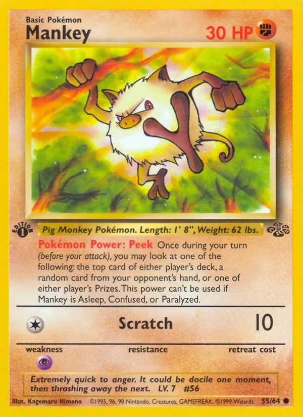 Mankey full card art