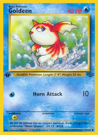 Goldeen #53 · Jungle Pokémon card