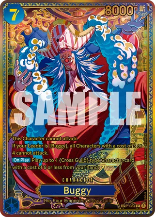 Buggy (SP) #P-084-sp · The World's Strongest Warriors One Piece card